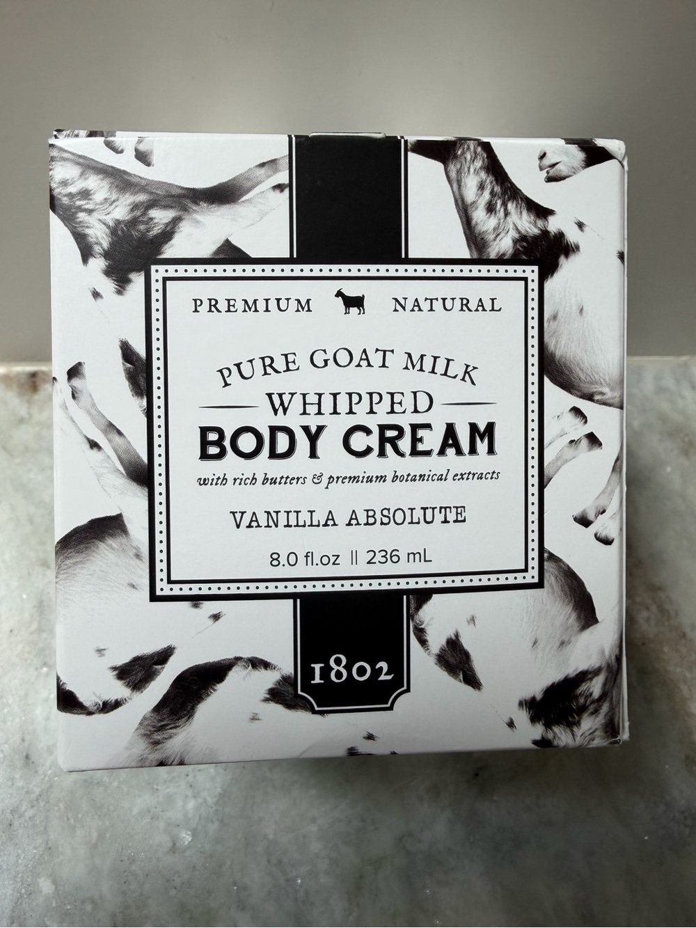 NEW! Beekman 1802 Pure Goat Milk Whipped Body Cream - Vanilla Absolute 8oz
